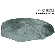 유르트 텐트 야외 대형 캠프 몽골리안 몽골 게르 인디언 티피 텐트 대용량 대 가족 캠핑, 6m PE 바닥 매트 블랙 (단독주문 불가)