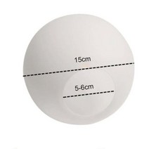 형광등덮개 커버 가리개 흰색 유리 램프 갓 밀키 글로브 쉐이드 피팅 D10cm D12cm D15cm D20cm D25cm 원형 조명 판탈라, D15cm-5.5cm