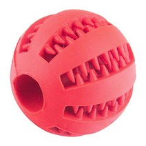 라이프란스 강아지 노즈워크 간식볼 애견 츄잉볼, L (7cm), 레드