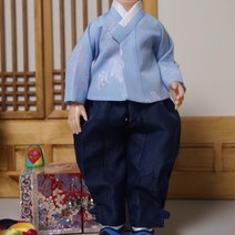 인형 한복 남자 저고리 바지 베이비돌 USD 파올라레이나 도리스돌 구체관절인형 완제품