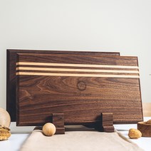 더블류바움 엣지그레인 원목 도마 월넛 메이플 우드 스트라이프 N