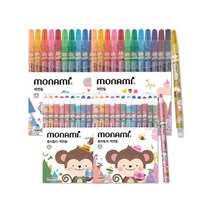 모나미 4000 샤프식 색연필 12색 여아용