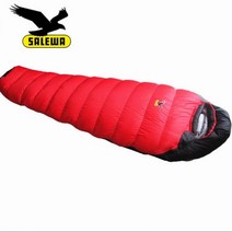 오리털침낭 군대침낭 미군침낭 백패킹 장비 SALEWA 구스 다운 침낭 등산 야외 봉투 미라 SALEWAS침낭, 블루 3000g