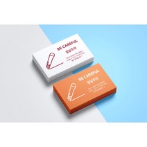 이앤씨컴퍼니 칼날주의 사각 칼사용주의 취급주의 택배 포장 강접 스티커 제작 1000매, 그린, 무광코팅