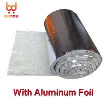 지르코늄 함유 ℃ 세라믹 섬유 블랭킷은 석면이없는 고온 단열면 견딜 수 있습니다, [02] With Aluminum Foil, [01] Thickness 10mm, [01] 20x20cm
