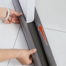 에프플래닝 방문틈막이 아파트방음문 문틈바람 월동준비 문방풍 방문 틈새 문틈 소음 빛 차단 발끼임방지 문틈막이, 그레이 1개, 그레이