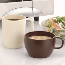 유아 머그컵 전자레인지사용 레이카 머그컵 스프컵, 스프컵브라운