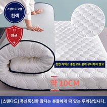 매트리스 침대 롤팩 손님용 기숙사 바닥 라텍스 매트리스 쿠션 수용된 두꺼운 기숙사 학생 싱글 타타미 쿠션 렌탈 하우징을위한 동굴 패드, 90x190cm 라텍스 충전은 무너질 수 없습니다, 6.항균-언어 흰색 10cm