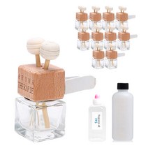 [디퓨저 KIT] 차량용 우드사각리드세트 10개 만들기, 클린코튼 50ml, 클린코튼 10ml