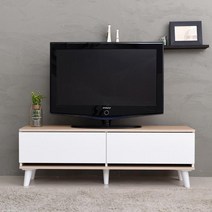 [세컨드컨테이너] 플리체 1200 거실장, 화이트