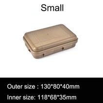 EDC 기어 방수 상자 카약 보관 야외 캠프 물고기 트렁크 밀폐 컨테이너 운반 여행 씰 케이스 부시크래프트 생존 키트, [01] Large-KH