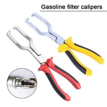 차찌그러짐복원 랩토라이너 글루텐트 차찌그러짐 연료 라인 클립 파이프 플라이어 분리 제거 도구 자동차 호스 클램프 플라이어 자동차 앵글 클립 플라이어 튜브 번들 제거 수리 도구, 은색과 빨간색