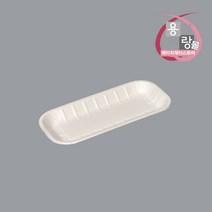 사각 펄프 접시 종이 몰드 트레이 27호 화이트 600개