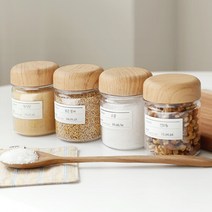 네이쳐리빙 [라벨증정]내츄럴 우드캡 트라이탄 양념통 180ml 3P, 선택완료, 단품없음