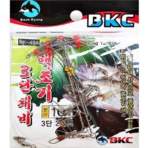 백경 백조기채비 3단채비 2개한세트, 백조기3단채비