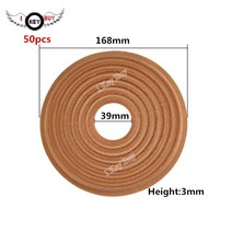 마린보트 악세사리 50pcs 168mm 39mm 코어 스피커 스파이더 댐퍼 diy 서브 우퍼 총알 웨이브 파편 우퍼 스프링 패드 수리 액세서리 도매