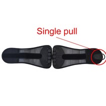 허리보조기 로프 풀리 시스템 허리 정형 외과 지원 벨트 통증 완화 받침대 Herniated Disc Sciatica, [01] Black, [03] L