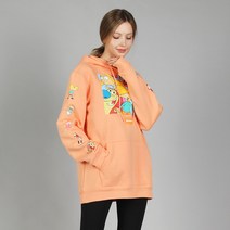 기모 후드 티셔츠 오버핏 롱티 맨투맨 후드티 빅사이즈 남녀공용 겨울 루즈핏
