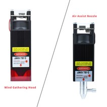 80W 레이저 조각기 모듈 헤드 초점 고정 445nm 블루 라이트 CNC 절단 마킹 기계 목재 도구, 한개옵션0