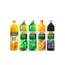 롯데 델몬트 주스 1.5L 6입(망고 매실 알로에 오렌지 포도), 델몬트포도1.5L 6입