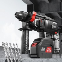 고출력 무선 해머드릴 충전식 파괴함마, C, 1개