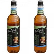 DaVinci Gourmet Sugar-Free Irish Cream Syrup 다빈치 고메 무설탕 아이리쉬 크림 시럽 750ml(25.4oz) 2팩