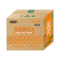 세이플러스 점보롤티슈 16롤1BOX 300M2겹, 단품