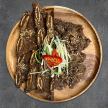 아샤스마일 양념LA갈비 1kg + 소불고기 500g 세트, 1팩, 1500g