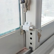 창문 잠금장치 고정 스토퍼 샷시 도둑 추락방지 저층 방충망슬라이드락-72394EA, GC_ 본상품선택