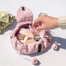 화장품 파우치 라떼 3종 메이크업박스 생리대 복조리 복주머니 스트링 스트랩 수납