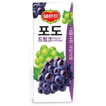 칠성 탕비실 손님대접 가족간식 델몬트 드링크 포도 주스 과즙음료 과일주스 생과일 190ML 48개, 3세트