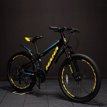 오투휠스 마하 X7 유압식 초등학생 자전거 24인치, 반조립-택배배송, 블랙 (24인치)