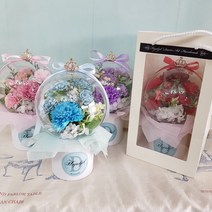 14cm 어버이날 카네이션 아크릴볼 꽃풍선 스승의날 꽃다발, 선택안함, 핑크