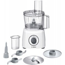 Bosch Hausgeräte 소형 푸드 프로세서 MultiTalent 3 MCM3100W 20가지 기능 믹싱 볼 2.3L 범용 칼 절, 단일옵션