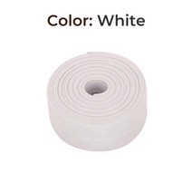 씰링 스트립 욕실 샤워 싱크 bath caulk tape white pvc self adhesive 방수 벽 테이프 new for 욕실 주방, 하얀, 3.2Mx3.8CM