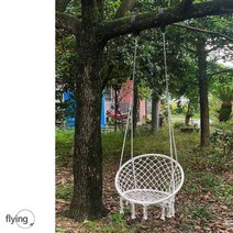 야외 해먹 그네 휴식 힐링 펜션 리조트 정원용 만들기, 아동용 브라운 1.5-1.8m