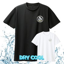 DB하와이 드라이 반팔티 시원한 기능성 헬스 운동 프린팅 라운드 티셔츠 쿨론 빅사이즈