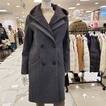 [막스카라] NC11 후드 투버튼 울코트 M24QWH381MEG1 (9466252)