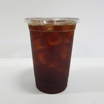 커피바바 92파이 16온스 아이스컵 + 평뚜껑 세트, 4세트, 100개입