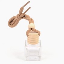 차량용 끈연결 우드뚜껑 자동차 디퓨져 케이스 공병 유리병 사각 다각 원형 사다리꼴 8ml 10ml 종류선택 5개입 1세트, 사각형 8ml 5개입