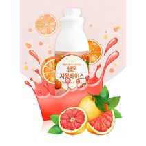 쉘몬 자몽 베이스 1kg/자몽과육 원액/에이드, 1kg, 1개