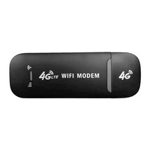 usb lte 라우터 4G LTE 와이파이 모뎀 어댑터 범용 150Mbps 동글 흰색 무선 네트워크 카드 가정용 소형 라우터 잠금 해제 USB 고속, 1Pcs Black