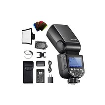 [GODOX 정규 대리점]GODOX V860III-C 카메라 플래시 CANON 적용 2.4G 18000s TTL HSS 고속 동기 밝기 조절 가능 1.5s 재활용 충전식 Canon 캐논 SLR 카메라용