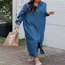 [한중무역] 왕포켓 청롱남방 롱남방셔츠 여성셔츠 여성롱남방 동대문시장상품