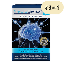 뉴로제놀 60정 소나무 RTG 오메가3 브레인 엔조제놀, 1개, 60개