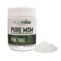뉴질랜드 플러스팜(헬스팜) MSM 식이유황 1000 파우더 powder 300g 1통 소나무 송진에서 추출한 고함량 천연유황, 한통당 300g