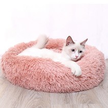 푹신 고양이 강아지 마약방석, 핑크