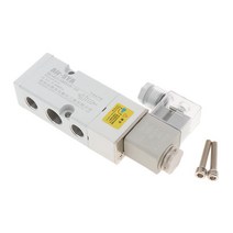 GHSHOP 패널 유형 2 위치 3 방향 솔레노이드 밸브, 설명, 화이트