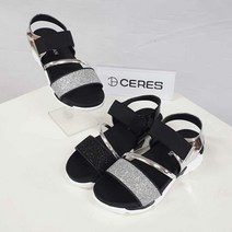 세레스 [세레스]벨모드아 밴딩 사선 스트랩 샌들 (4.5cm)