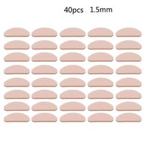 폼포드 폼보드 하드보드지 40pcs 부드러운 거품 코 패드 자체 접착 안경 eva 코 패드 미끄럼 방지 안경 화장 없음, 7hh1107395-f-b2